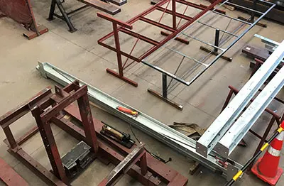 Black Steel factory engineering workshop in Hobsonville Auckland